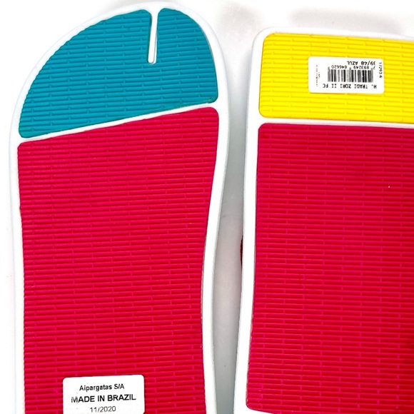 Havaianas Blue Fuchsia Tradi Zori  Unisex Flip-Flops - Picture 9 of 16